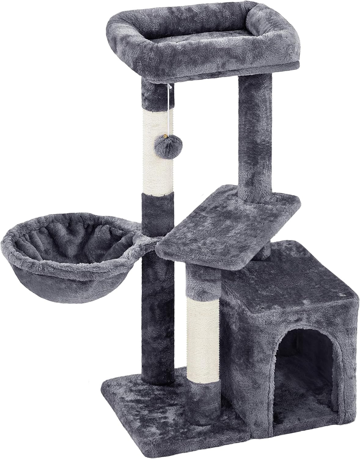 Upgrade your kitty's playground with the Topeakmart 34" Cat Tree! 🐾 Plush condo, cozy platform & fun basket for endless indoor adventures! 🐱✨ #CatFurniture #HappyKittens