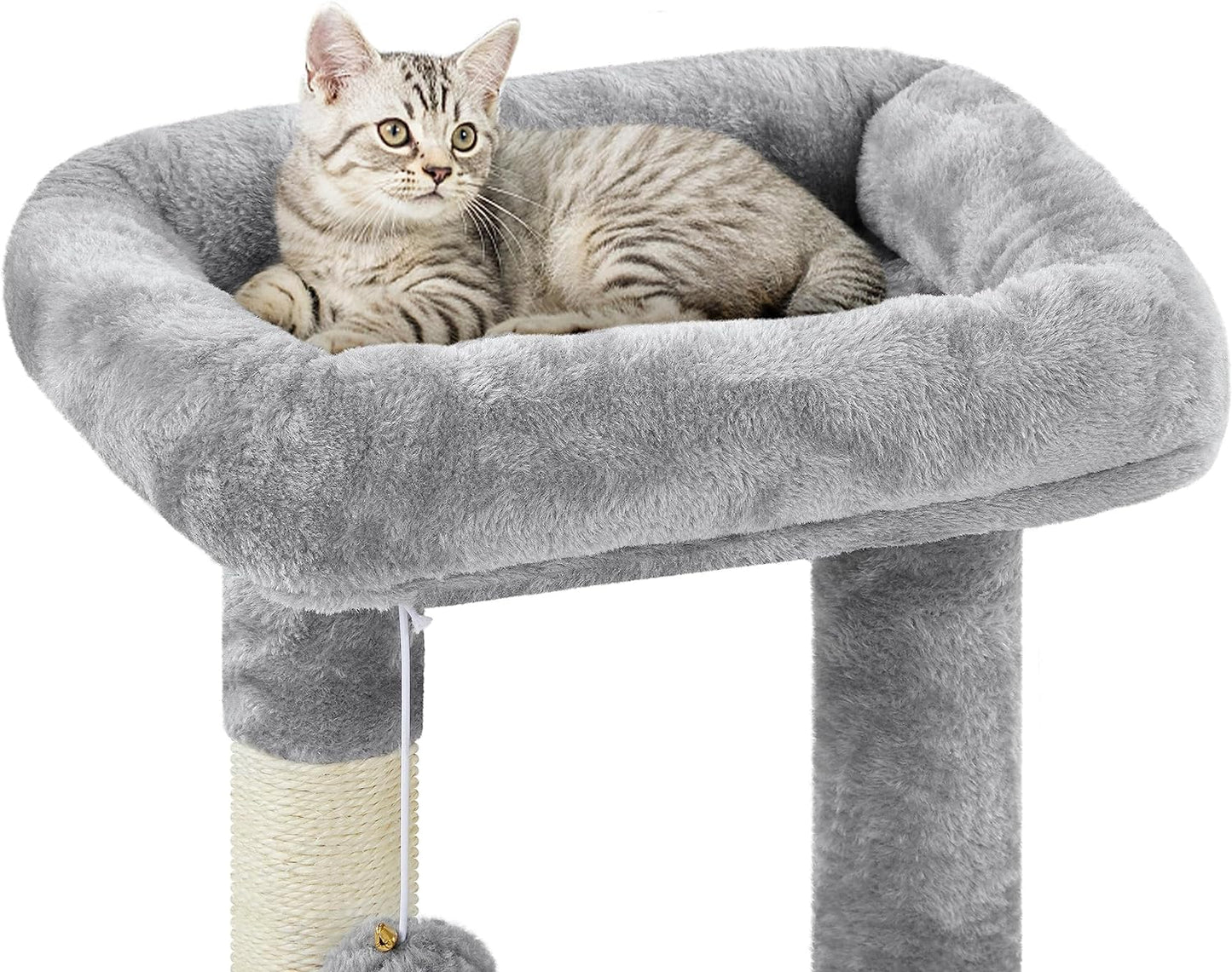 Upgrade your kitty's playground with the Topeakmart 34" Cat Tree! 🐾 Plush condo, cozy platform & fun basket for endless indoor adventures! 🐱✨ #CatFurniture #HappyKittens