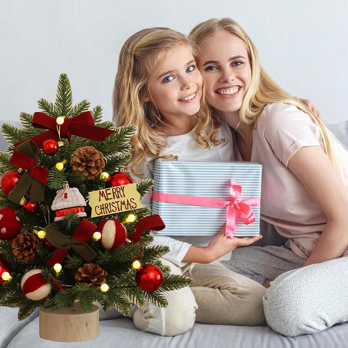 Spruce Up Your Space with Our 18" Mini Christmas Tree! 🎄✨ Perfect for DIY Holiday Decor at Home or the Office! #ChristmasVibes #HolidayDecor