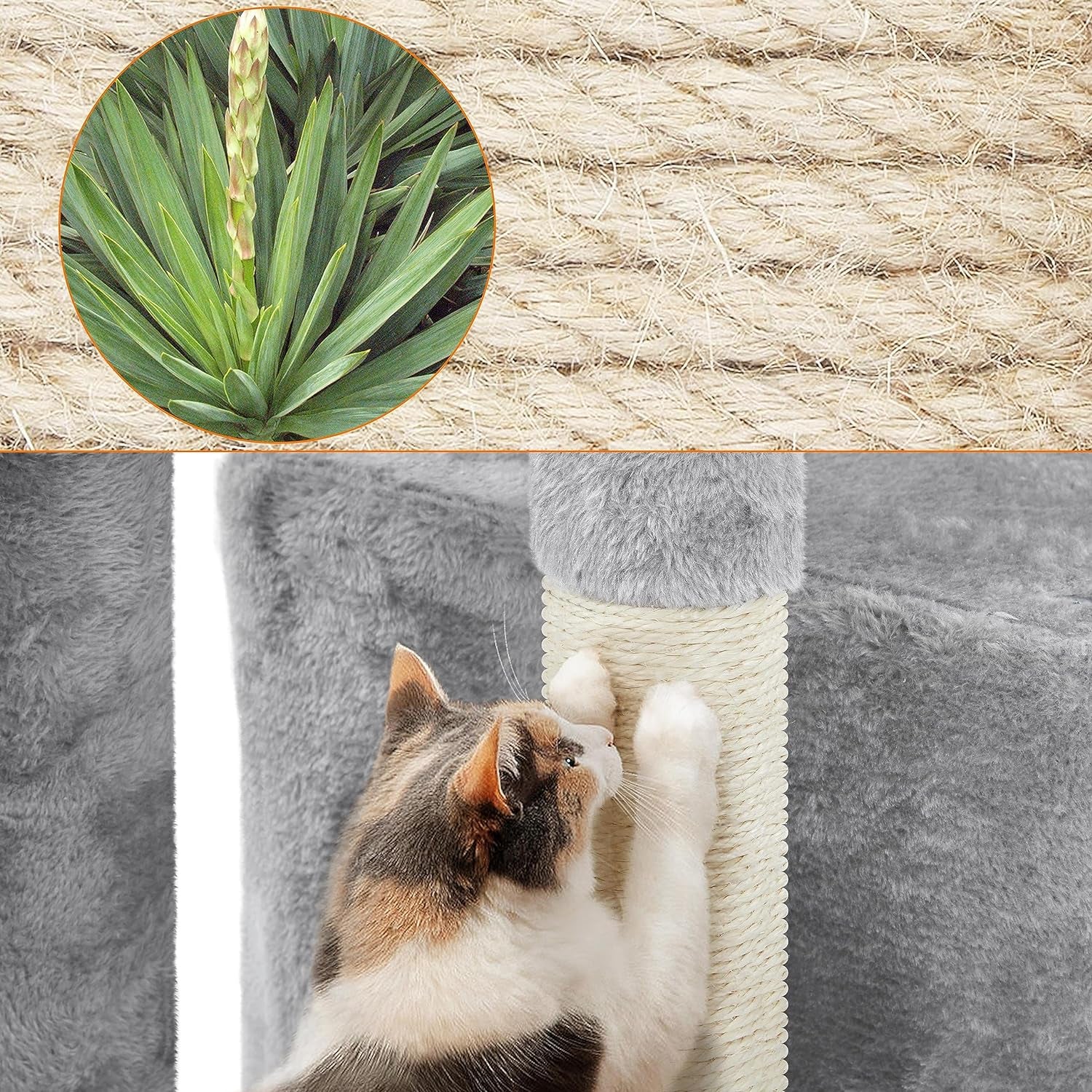 Upgrade your kitty's playground with the Topeakmart 34" Cat Tree! 🐾 Plush condo, cozy platform & fun basket for endless indoor adventures! 🐱✨ #CatFurniture #HappyKittens