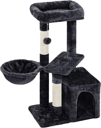 Upgrade your kitty's playground with the Topeakmart 34" Cat Tree! 🐾 Plush condo, cozy platform & fun basket for endless indoor adventures! 🐱✨ #CatFurniture #HappyKittens