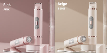 Say goodbye to unwanted hair with our Dual-Head Electric Shaver! Perfect for bikini, underarm, and facial areas—get smooth skin effortlessly! 🌟✨ #HairRemoval #BeautyEssentials