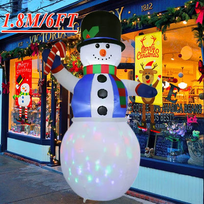 Light Up Your Holidays with Our Festive Inflatable Christmas Decoration! Perfect for Indoor & Outdoor Fun! 🎄✨