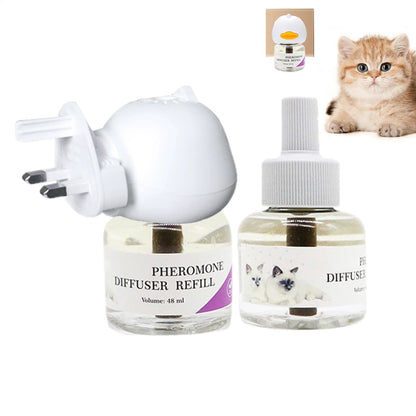 Calm Your Feline Friend Anywhere with Our Long-Lasting Cat Pheromone Diffuser! 🐾✨ Perfect for Travel & Stress Relief!