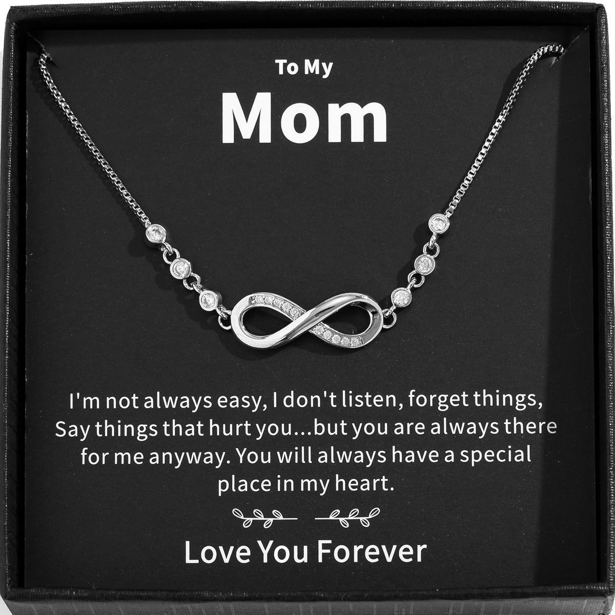 Celebrate Mom with a Stunning Love Necklace! 💖 Perfect Gift Box for Mother's Day! 🌷✨ #MothersDay #Jewelry #GiftIdeas