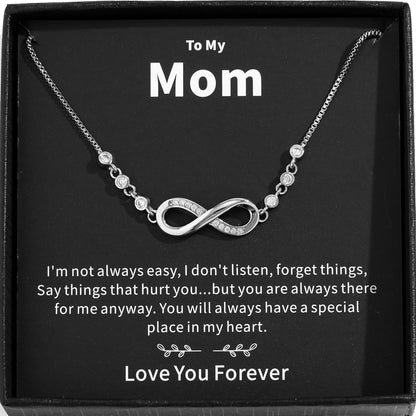 Celebrate Mom with a Stunning Love Necklace! 💖 Perfect Gift Box for Mother's Day! 🌷✨ #MothersDay #Jewelry #GiftIdeas