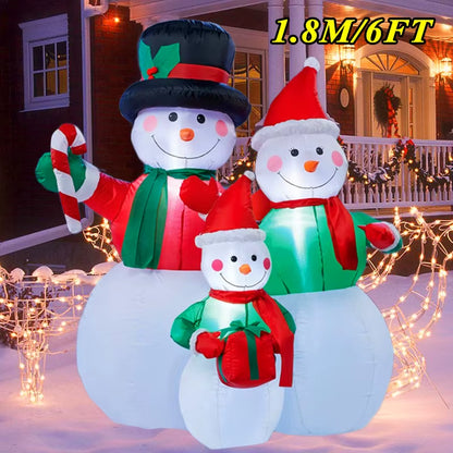 Light Up Your Holidays with Our Festive Inflatable Christmas Decoration! Perfect for Indoor & Outdoor Fun! 🎄✨