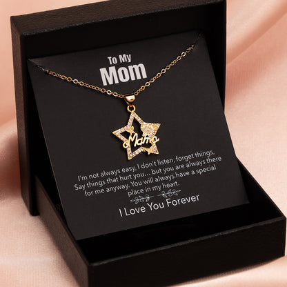 Celebrate Mom with a Stunning Love Necklace! 💖 Perfect Gift Box for Mother's Day! 🌷✨ #MothersDay #Jewelry #GiftIdeas