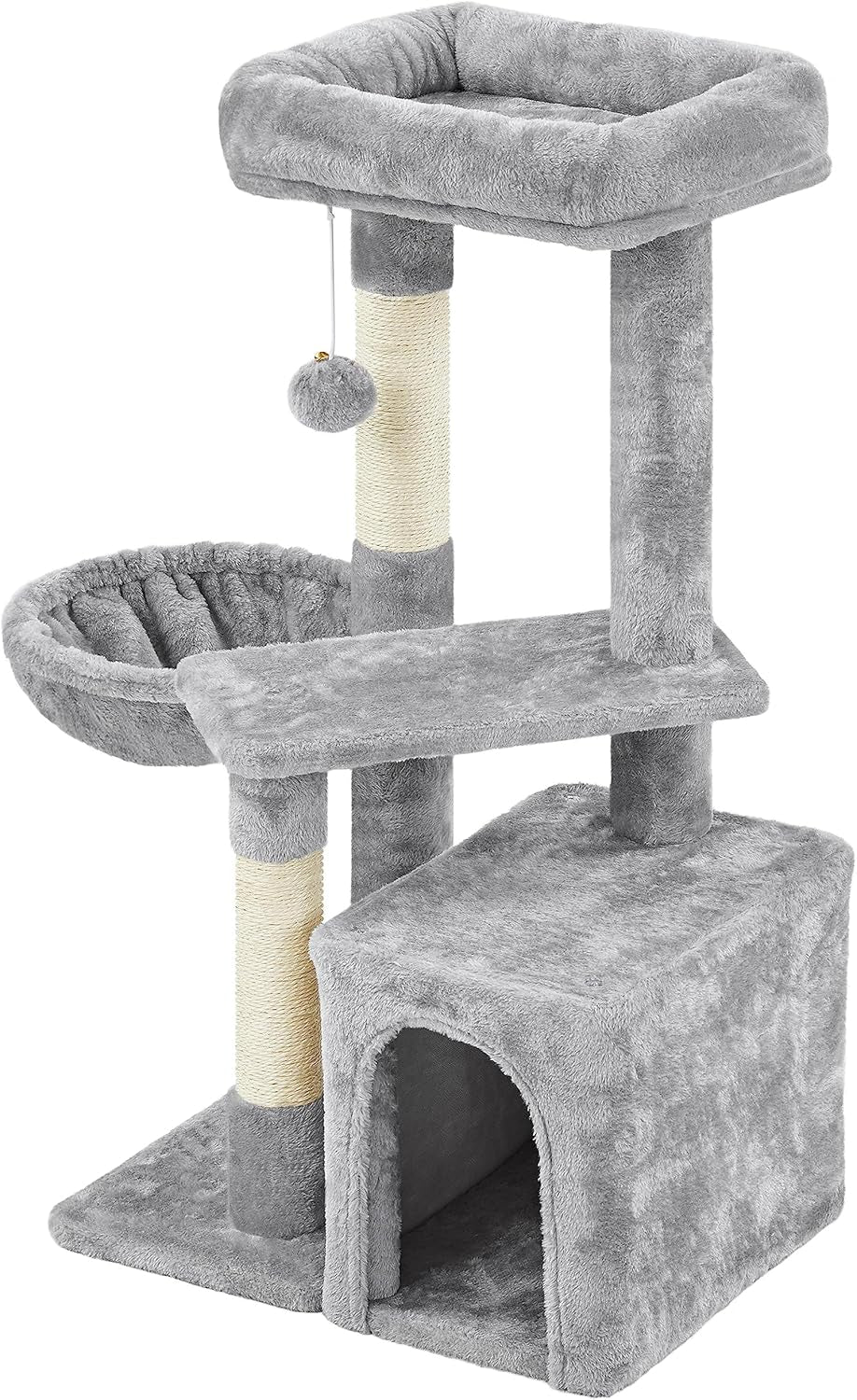 Upgrade your kitty's playground with the Topeakmart 34" Cat Tree! 🐾 Plush condo, cozy platform & fun basket for endless indoor adventures! 🐱✨ #CatFurniture #HappyKittens