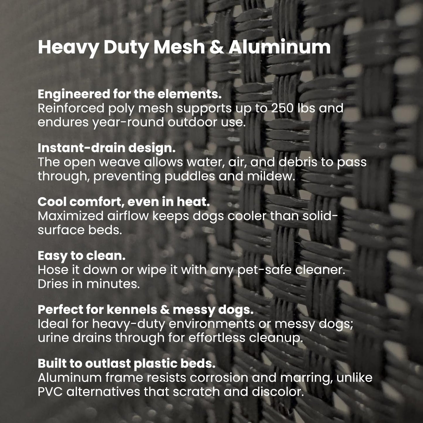 Say goodbye to chewed-up beds! 🐾 Check out the K9 Ballistics Chew Proof Elevated Cooling Cot for Small Dogs & Puppies - tough, comfy, and ready for your little chewer! 🖤✨