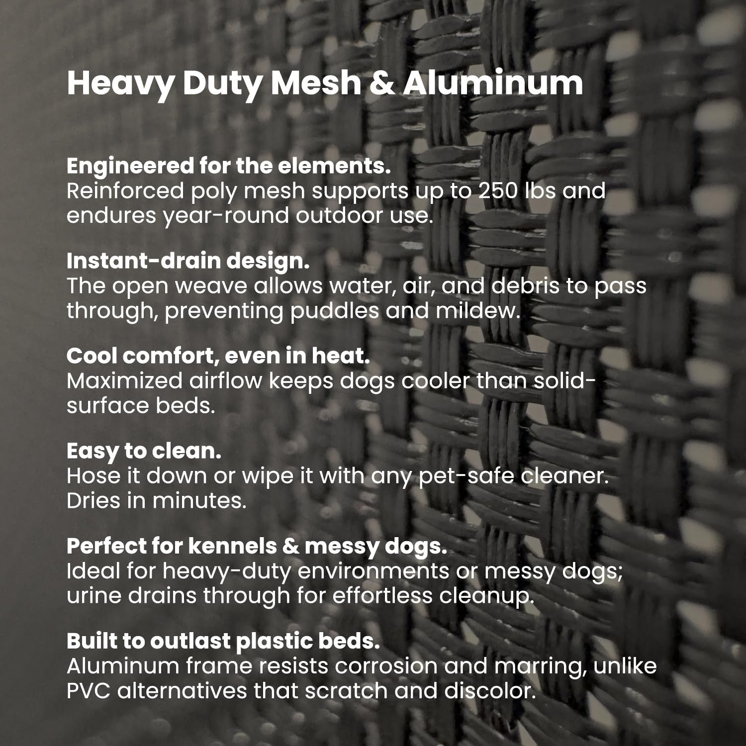 Say goodbye to chewed-up beds! 🐾 Check out the K9 Ballistics Chew Proof Elevated Cooling Cot for Small Dogs & Puppies - tough, comfy, and ready for your little chewer! 🖤✨