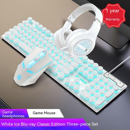 Elevate Your Setup with Our Retro Punk Wired Keyboard & Mouse Duo! 🖥️✨
