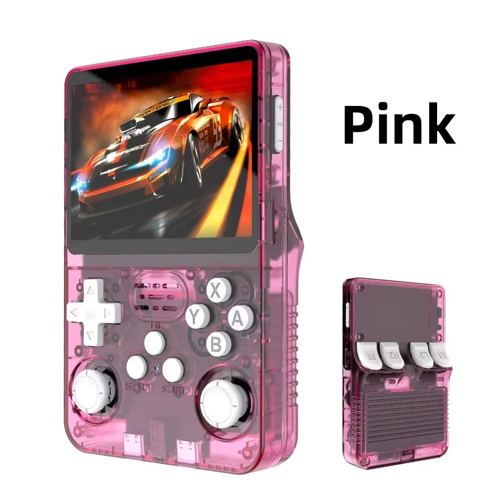 NEW  Retro Handheld Video Game Console Linux System 3.5-Inch IPS Screen Mini Portable Handheld Video Player 64GB 15000 Games