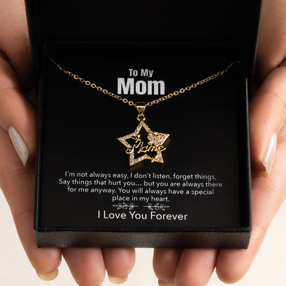 Celebrate Mom with a Stunning Love Necklace! 💖 Perfect Gift Box for Mother's Day! 🌷✨ #MothersDay #Jewelry #GiftIdeas