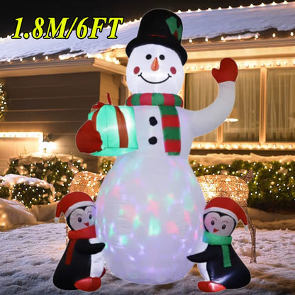 Light Up Your Holidays with Our Festive Inflatable Christmas Decoration! Perfect for Indoor & Outdoor Fun! 🎄✨