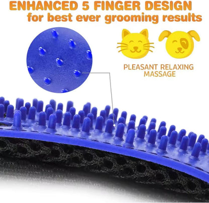 Say goodbye to pet hair chaos! 🐾✨ Meet the ultimate Pet Grooming Glove - your new best friend for keeping your furry pals clean and happy! Perfect for all fur types! 💙 #PetGrooming #FurFreeHome