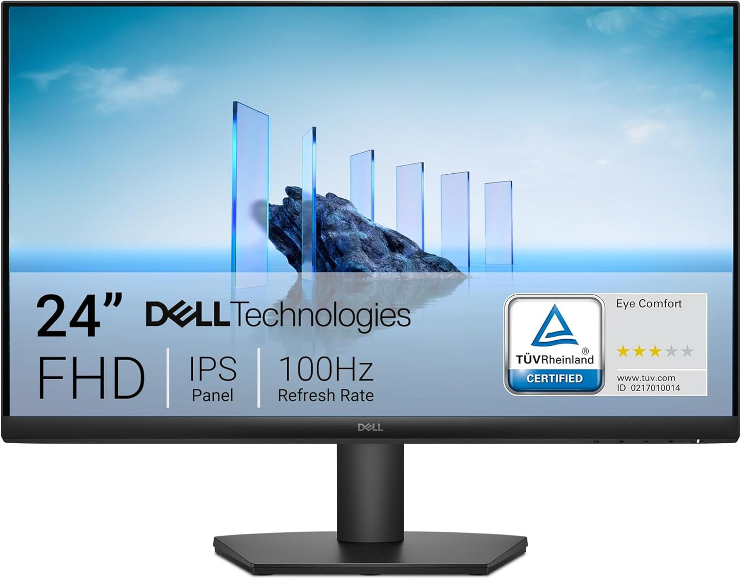 24 Monitor - SE2425HM - 23.8-Inch Full HD (1920X1080) 16:9 100Hz Display, IPS Panel, 16.70 Million Colors, Anti-Glare, 1 HDMI / 1 VGA Port, TÜV Rheinland 3-Star*, Comfortview plus - Black