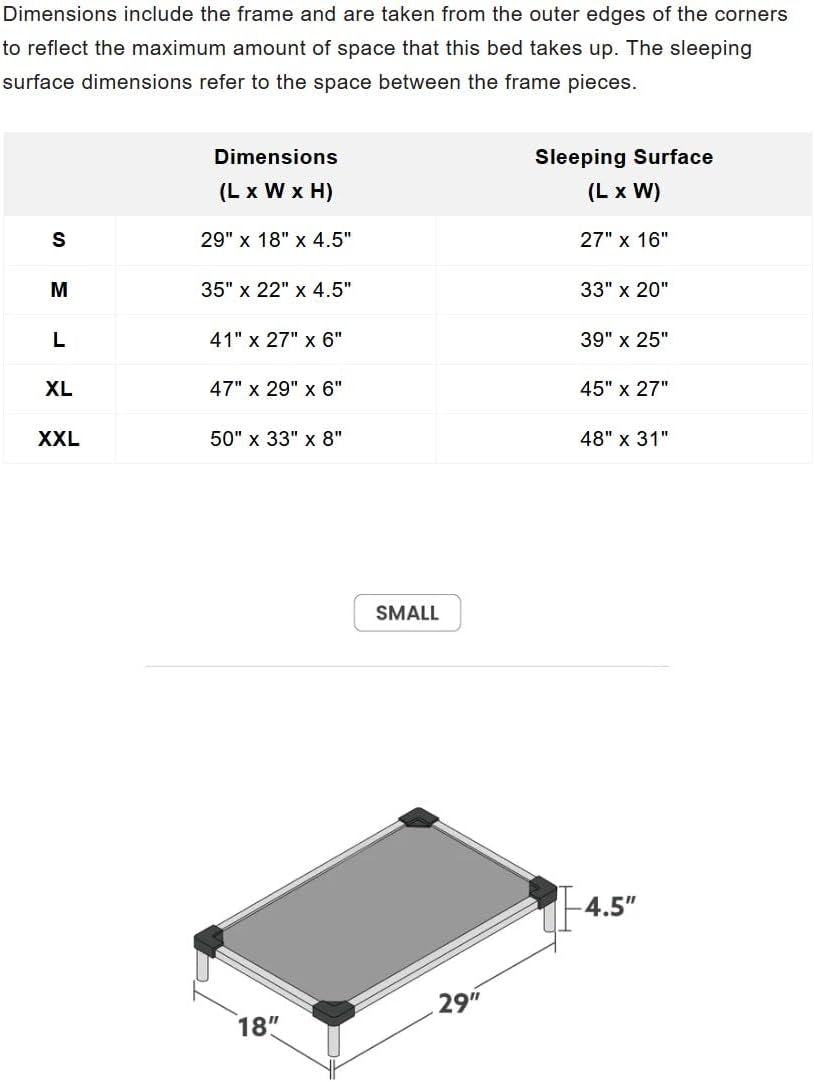 Say goodbye to chewed-up beds! 🐾 Check out the K9 Ballistics Chew Proof Elevated Cooling Cot for Small Dogs & Puppies - tough, comfy, and ready for your little chewer! 🖤✨