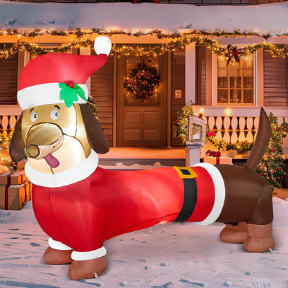 Get into the holiday spirit with our adorable 5 FT Christmas Puppy Inflatable! 🎄🐶 Perfect for your yard or indoor decor, this self-inflating cutie lights up with built-in LEDs!✨ #ChristmasDecor #InflatablePuppy #HolidayVibes