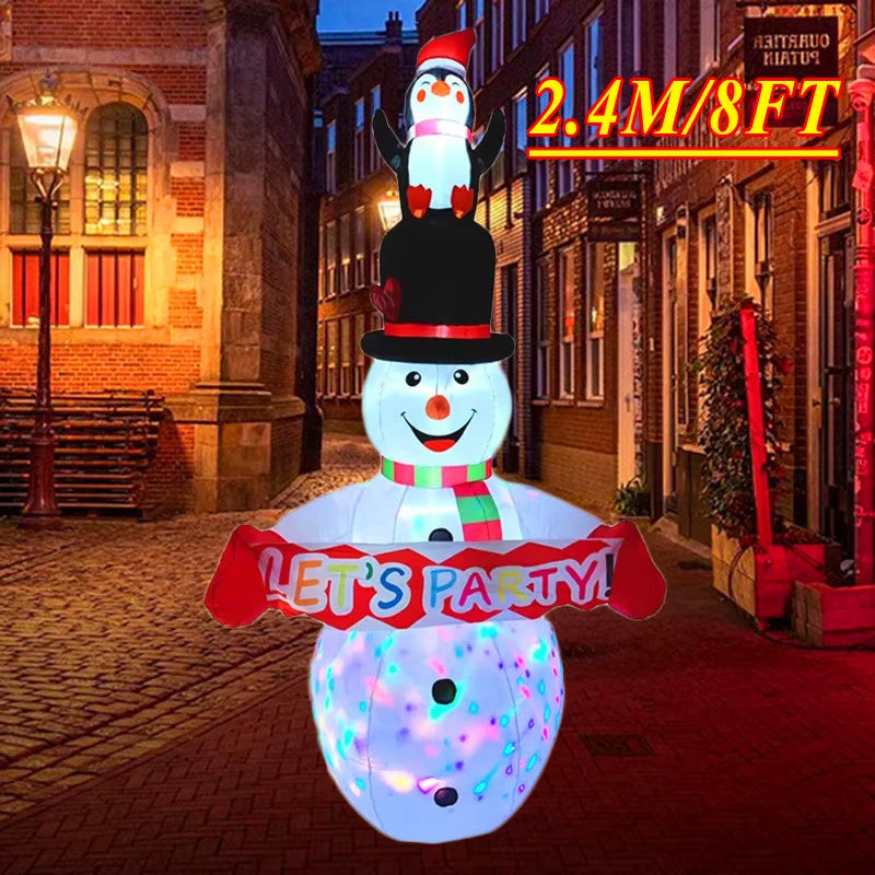 Light Up Your Holidays with Our Festive Inflatable Christmas Decoration! Perfect for Indoor & Outdoor Fun! 🎄✨