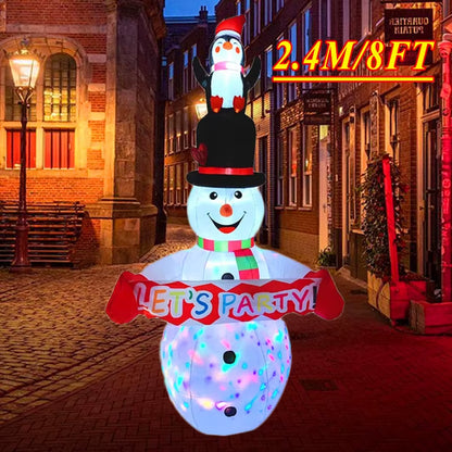 Light Up Your Holidays with Our Festive Inflatable Christmas Decoration! Perfect for Indoor & Outdoor Fun! 🎄✨