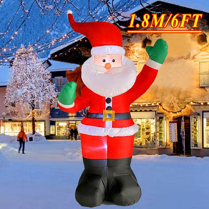 Light Up Your Holidays with Our Festive Inflatable Christmas Decoration! Perfect for Indoor & Outdoor Fun! 🎄✨