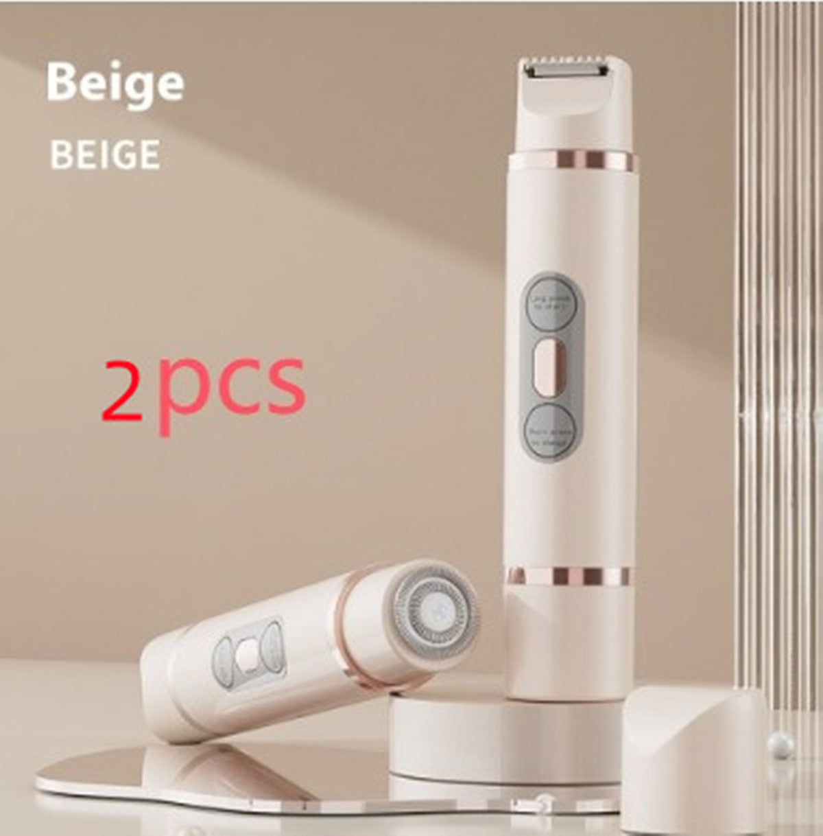 Say goodbye to unwanted hair with our Dual-Head Electric Shaver! Perfect for bikini, underarm, and facial areas—get smooth skin effortlessly! 🌟✨ #HairRemoval #BeautyEssentials