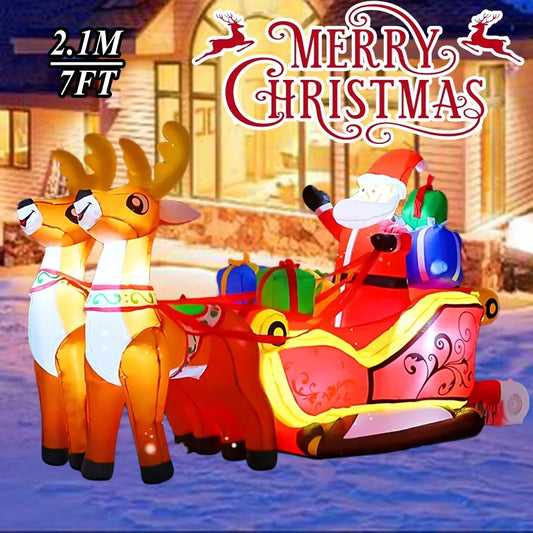 Light Up Your Holidays with Our Festive Inflatable Christmas Decoration! Perfect for Indoor & Outdoor Fun! 🎄✨