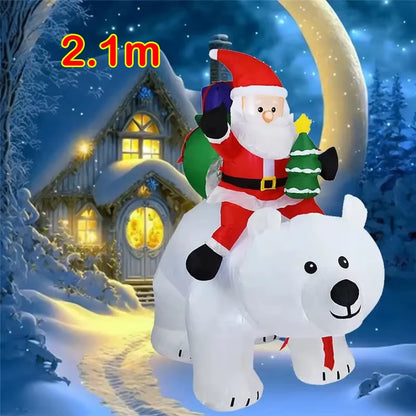Light Up Your Holidays with Our Festive Inflatable Christmas Decoration! Perfect for Indoor & Outdoor Fun! 🎄✨