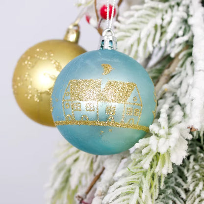 Get Festive with 44Pcs 6CM Christmas Ball Ornaments for Your Tree! Perfect for Home Decor & New Year Celebrations! 🎄✨ #ChristmasDecor #PartySupplies