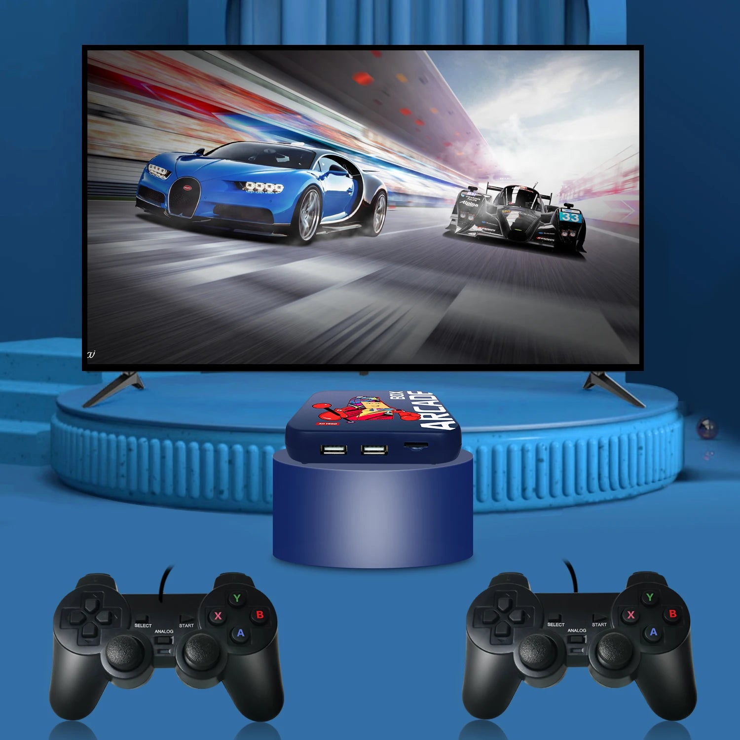 Level up your gaming experience with the ultimate Retro Arcade Box Console! 🎮✨ Play your favorite PS1, DC, and N64 games in stunning 4K HD on your TV! #RetroGaming #GameOn