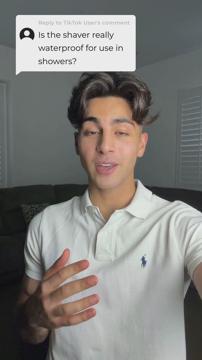 Upgrade your grooming game with our waterproof electric shaver! Perfect for wet or dry use, this rechargeable rotary trimmer delivers a smooth shave every time. #GroomingEssentials #ElectricShaver